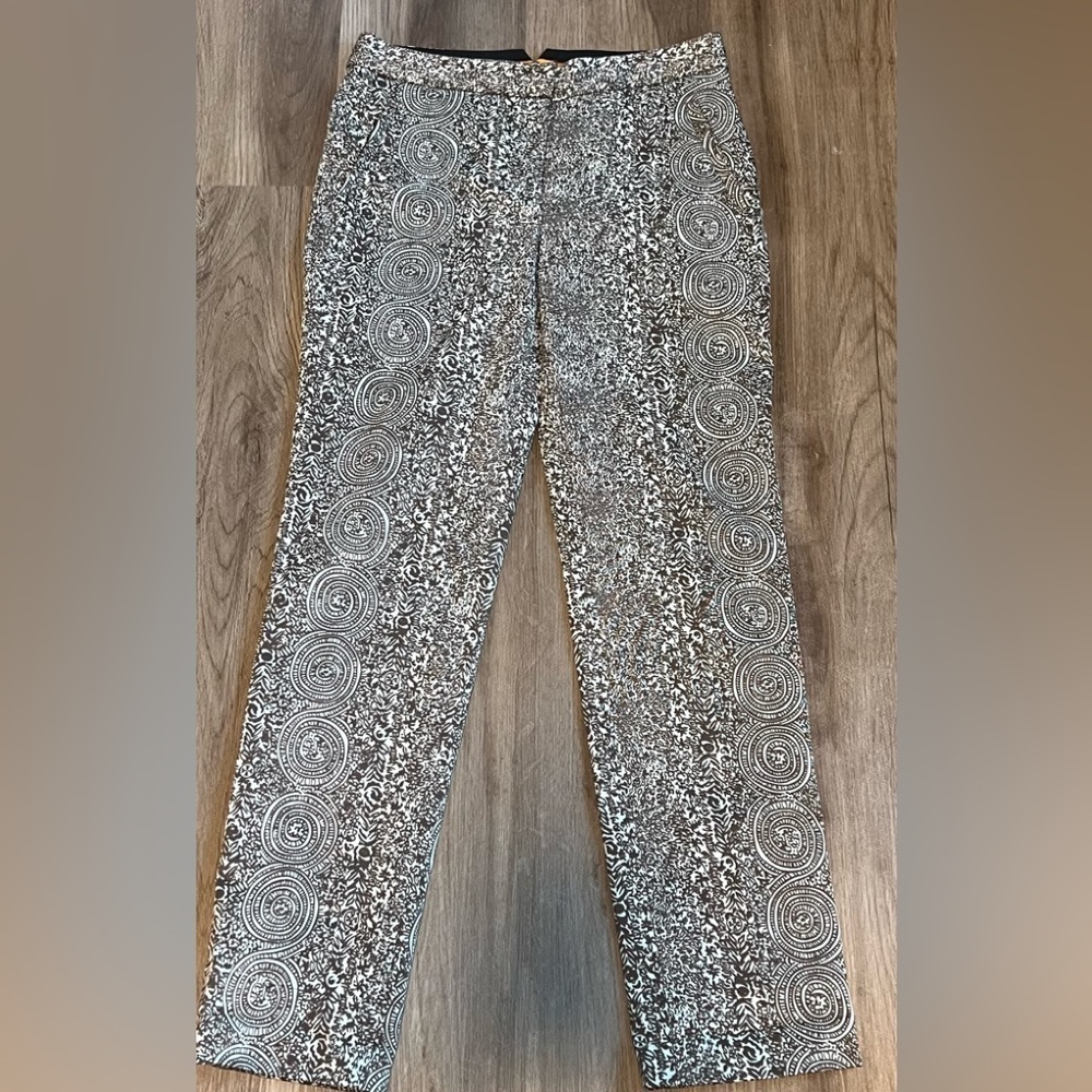 Tory Burch Brown Bohemian Print Pants